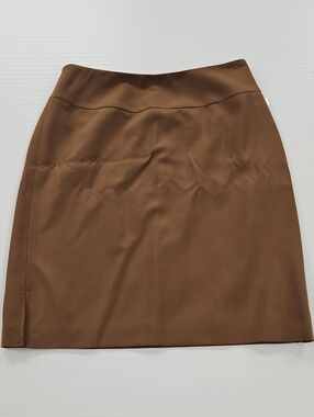 Amanda Smith Brown Tailored Pencil Skirt